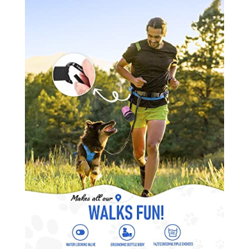 lesotc Dog Water Bottle Ideal for Outdoor Hydration