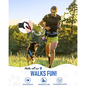 lesotc Dog Water Bottle Ideal for Outdoor Hydration