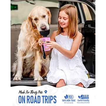 lesotc Dog Water Bottle Ideal for Outdoor Hydration