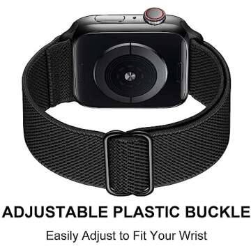 ShuYo Stretchy Solo Loop Band for Apple Watch - 10 Colors