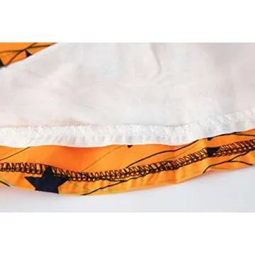 Hybrid Fashionista Skirts for Women African Skater Skirts - A Line Flared Skirt Reg & Plus Size (12, BlueStarYellowV605)