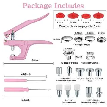 Swiftrans 300 Sets Snap Buttons and Snap Pliers, T5 Plastic Metal Snap Fasteners, Colorful Starter Fasteners Kit Resin Snaps No-Sew Buttons for Sewing Clothing and Crafting with Storage Containers