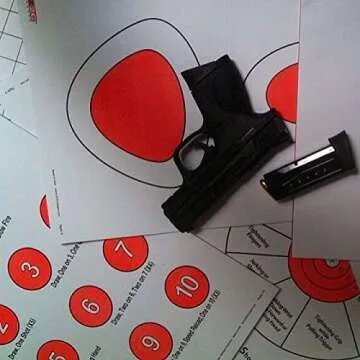 EZ2C Targets: 50 Dot Torture Shooting Drill Pack