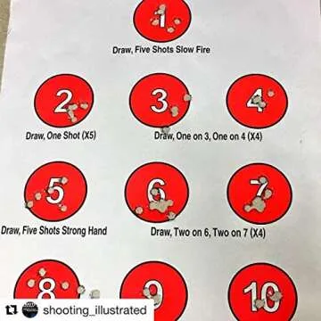 EZ2C Targets: 50 Dot Torture Shooting Drill Pack