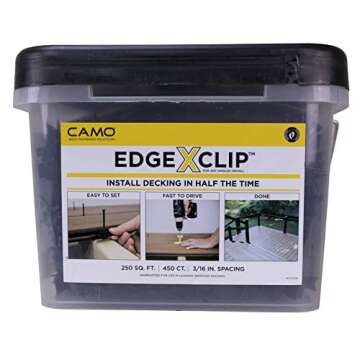 CAMO EDGEX Clip Fasteners for Hidden Decking