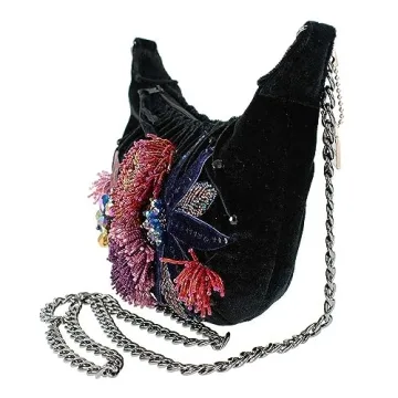 Mary Frances Spark Handbag - Glamorous Black Crossbody