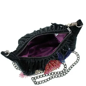 Mary Frances Spark Handbag - Glamorous Black Crossbody