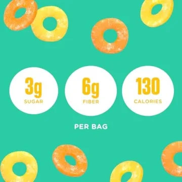 SmartSweets Peach Rings – Healthy Low-Sugar Candy