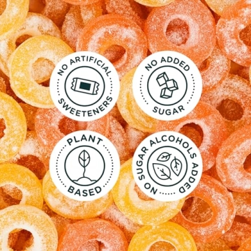 SmartSweets Peach Rings – Healthy Low-Sugar Candy