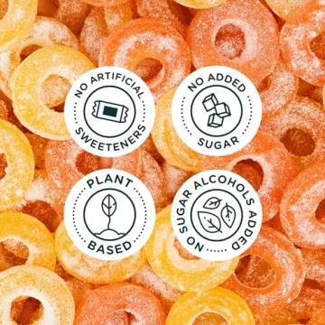 SmartSweets Peach Rings – Healthy Low-Sugar Candy