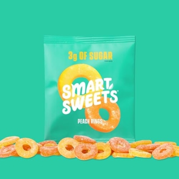 SmartSweets Peach Rings – Healthy Low-Sugar Candy