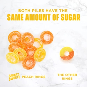 SmartSweets Peach Rings – Healthy Low-Sugar Candy