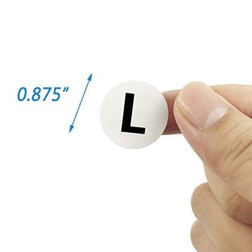 FuraHa 3500 Size Stickers for Clothing Labels 7/8" Round