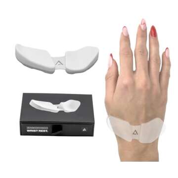 DELTABUB Carpio 2.0 - Ergonomic Wrist Rest for Left-Handed Users, Office and Gaming