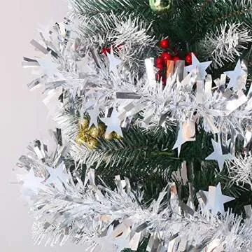 33FT Tinsel Garland for Holiday Decor and Events