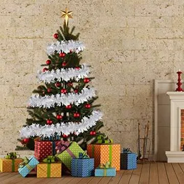 33FT Tinsel Garland for Holiday Decor and Events