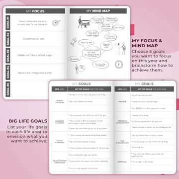 Clever Fox Planner – Undated Weekly & Monthly Planner for Productivity, Time Management & Goals – Organizer Journal – A5 (Hot Pink)