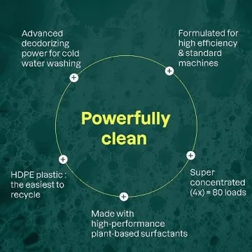 ATTITUDE EWG Verified Laundry Detergent - Eco-Friendly Cleaning