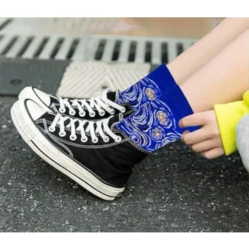 Art Printed Women’s Funny Socks - Perfect Gift Idea