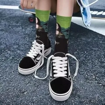 Art Printed Women’s Funny Socks - Perfect Gift Idea
