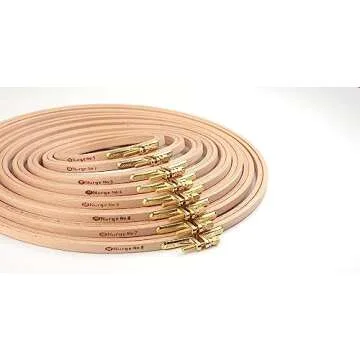 Nurge Premium Beech Wood Gold Clasp Embroidery Hoop - 6 inches - Perfect for Needlework and Crafts