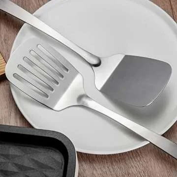 IMEEA Stainless Steel Kitchen Spatula Set 13.5-Inch