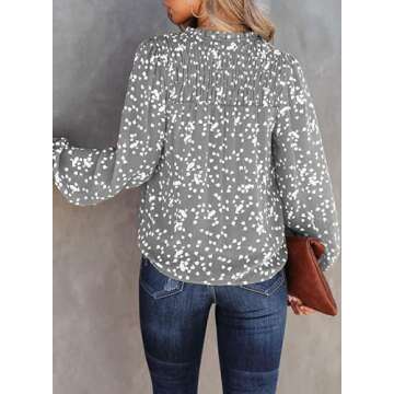 Stylish Dokotoo Floral V-Neck Tunic Top for Women