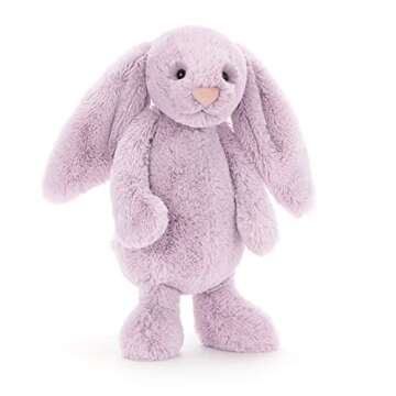 Jellycat Bashful Lilac Bunny 12-Inch Plush Toy