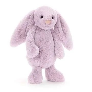 Jellycat Bashful Lilac Bunny 12-Inch Plush Toy