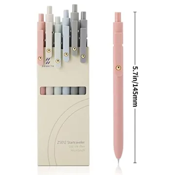 Ddaowanx 6-pack fine point gel pens - quick dry ink