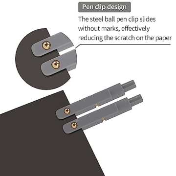 Ddaowanx 6-pack fine point gel pens - quick dry ink