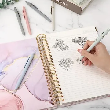 Ddaowanx 6-pack fine point gel pens - quick dry ink