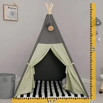 TreeBud Teepee Tent for Kids - Creative Playhouse for All