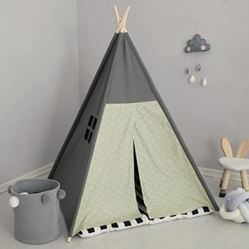 TreeBud Teepee Tent for Kids - Creative Playhouse for All