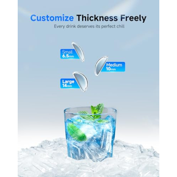 ICEVIVAL Crescent Ice Maker Countertop, 35Lbs/24H, Clear Ice Maker with Self-Cleaning & Timer, 16 Crystal-Clear Ice in 12 Mins, Countertop Ice Makers for Home, Office or Party