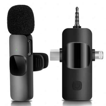 EVXVE Lavalier Microphone: Wireless & Versatile
