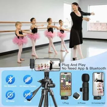 EVXVE Lavalier Microphone: Wireless & Versatile