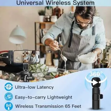 EVXVE Lavalier Microphone: Wireless & Versatile