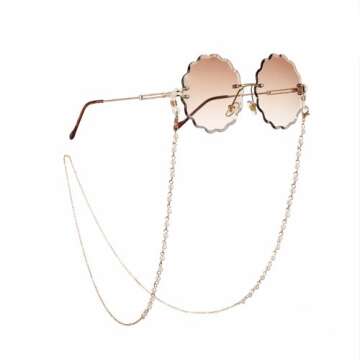 Sither Pearl Sunglasses Chain for Stylish Eyewear Protection