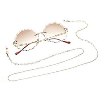 Sither Pearl Sunglasses Chain for Stylish Eyewear Protection