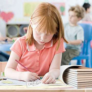 A AIFAMY 10 Pack Blank Flipbook for Animation, Sketching, and Cartoon Creation, 4" x 5.55'' Animation Flip Book Mini Sketch Pad for Kids, 120 Pages (60 Sheets)