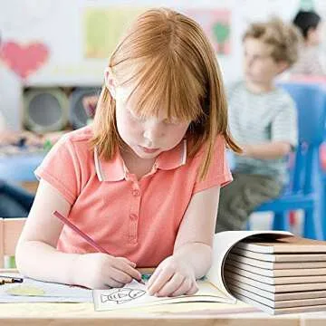 A AIFAMY 10 Pack Blank Flipbook for Animation, Sketching, and Cartoon Creation, 4" x 5.55'' Animation Flip Book Mini Sketch Pad for Kids, 120 Pages (60 Sheets)