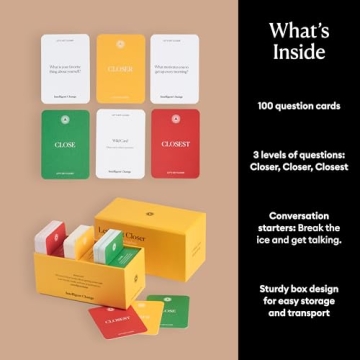 Get Closer Card Game - 100 Fun Conversation Starters