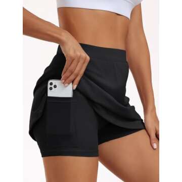 AUTOMET Women's Mini Tennis Skirt 2024 Athletic Cute Golf Skorts with Pockets Y2K Summer Gym Workout...