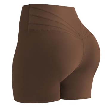 Aoxjox Trinity Workout Biker Shorts for Women Tummy Control High Waisted Exercise Athletic Gym Runni...