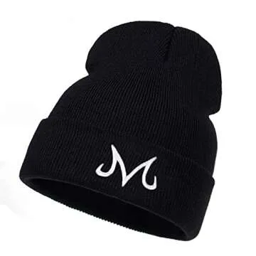 Yvmurain Winter Beanie Knit Hats for Men Women Goku Majin Buu Beanie Hat Hip-Hop Cap Skiing Cap