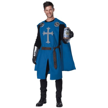 California Costumes Knight's Surcoat Adult Costume (Blue), Large/X-Large