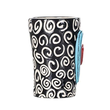 Stylish Ceramic Heart Mug for Coffee Lovers