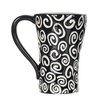 Stylish Ceramic Heart Mug for Coffee Lovers