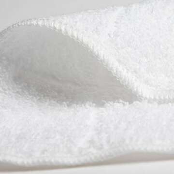 Arkwright Dish Towels for Kitchen - (Pack of 12) Soft, 100% Cotton Terry Dishcloths, Highly Absorbent & Quick Dry, Washcloths for Washing, Drying, and Cleaning Dishes, 12 x 12 in, White